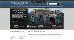 Desktop Screenshot of ochousing.org